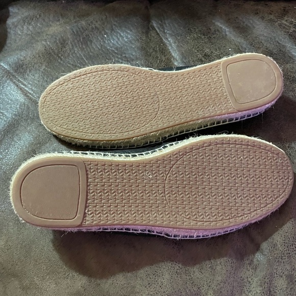 Michael Kors Black Leather Espadrille Flats Women’s Size 8.5M / 38.5M - Picture 7 of 12